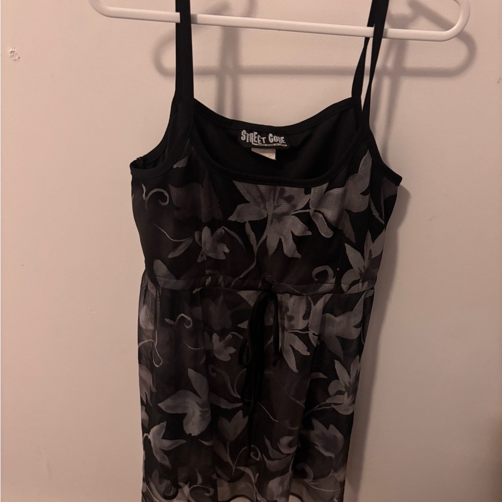 Black Floral Women's Sleepwear